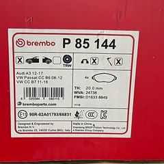 VW 340mm brakes Brembo P85144 Brake Pads