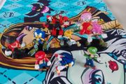 Sonic and Mario figures