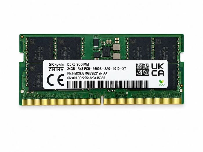 laptop ddr5 24gb(1x24gb) ram stick
