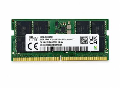 laptop ddr5 24gb(1x24gb) ram stick
