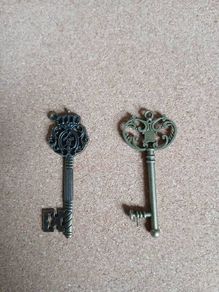 Vintage ornate keys