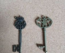 Vintage ornate keys