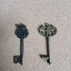 Vintage ornate keys