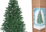 4 FT Alaskan Pine Black/Green/White Christmas Bushy Looking Artificial Tree with Metal Stand Xmas (MULTIPLE SIZES/COLOURS)