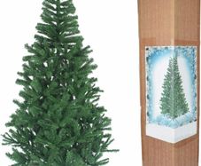 4 FT Alaskan Pine Black/Green/White Christmas Bushy Looking Artificial Tree with Metal Stand Xmas (MULTIPLE SIZES/COLOURS)