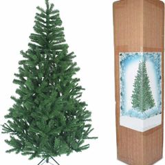 4 FT Alaskan Pine Black/Green/White Christmas Bushy Looking Artificial Tree with Metal Stand Xmas (MULTIPLE SIZES/COLOURS)