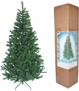 4 FT Alaskan Pine Black/Green/White Christmas Bushy Looking Artificial Tree with Metal Stand Xmas (MULTIPLE SIZES/COLOURS)
