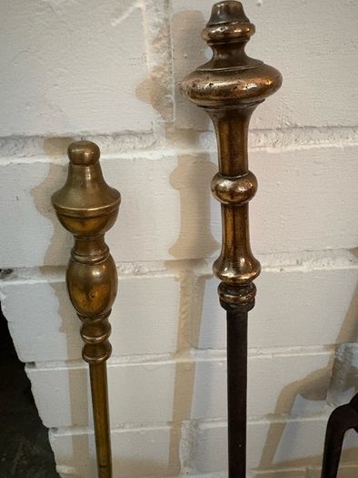 Antique Fireside COMPANION TOOLS, Shovels Tongs Victorian
