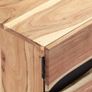 TV Cabinet 140x30x45 cm Solid Acacia Wood Image 9