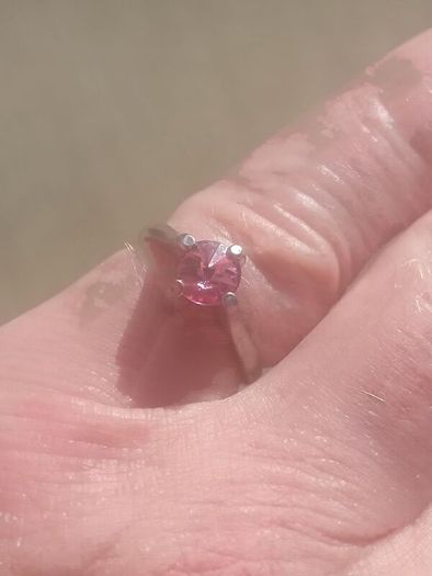 Amethyst Sterling Silver Ring and Matching earrings