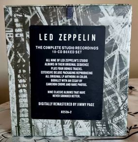 From 2008 New, unopened Collection Of Led Zeppelin 10 CD box set..