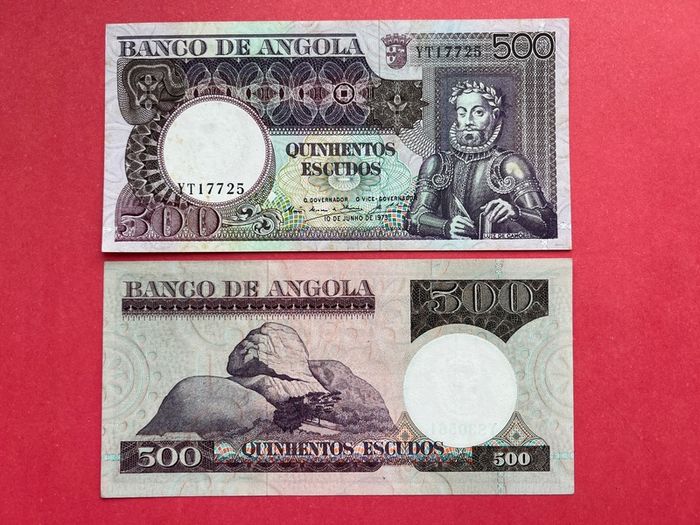Angola  500 Escudos  1973. ( uncirculated )