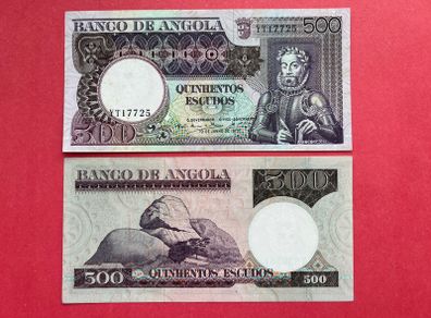 Angola  500 Escudos  1973. ( uncirculated )