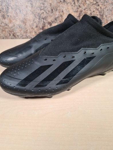 ADIDAS X CRAZYFAST 3 football boots FG firm ground BLACK size UK 7 EU 41