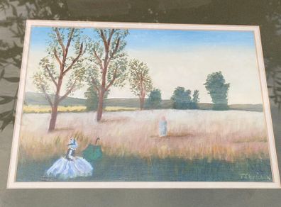Victorian English School Oil on Canvas