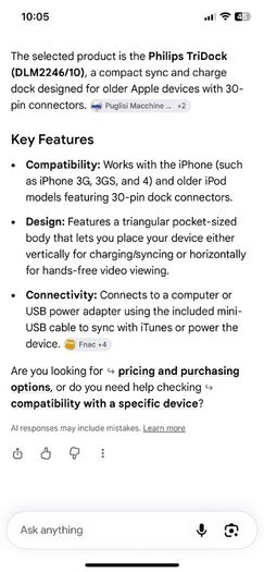 Philips dock