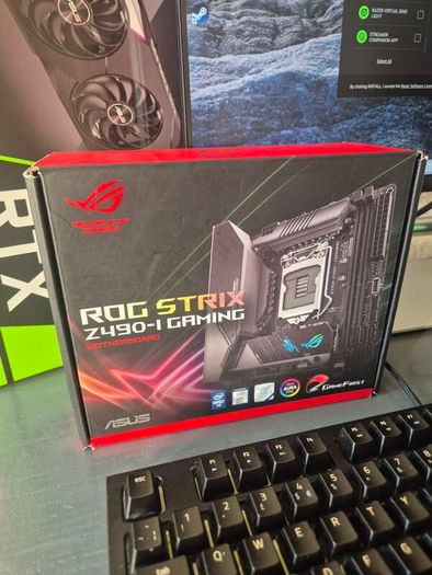 Tiny ITX gaming pc setup - RTX 3070, Intel i7, 16GB DDR4, 512GB m.2 SSD