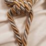 Silver and Gold curtain tie backs Image 3