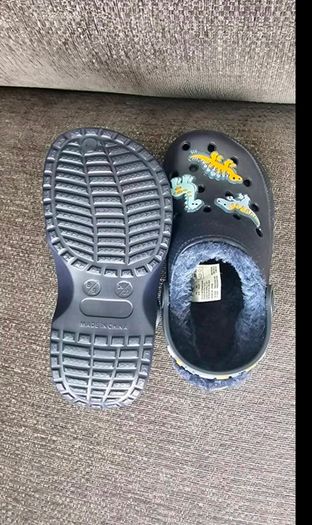 Brand New Boys Fleece-Lined Dinosaur Clogs (F&F at Tesco)
