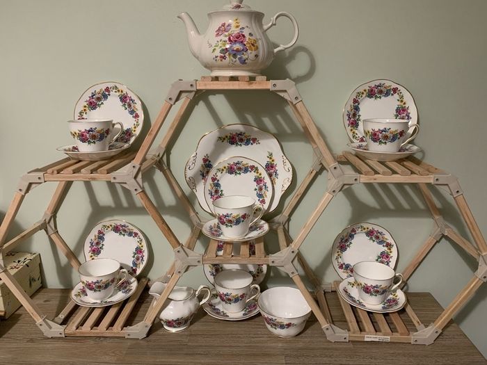 Antique 21 Piece Royal Tara China Tea Set   Teapot not for sale