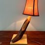 Handcrafted Wooden Table Lamp Image 4