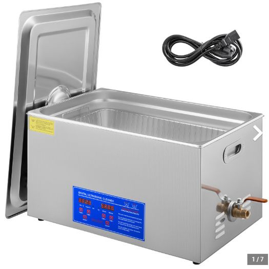 30 L Digital Ultrasonic Cleaner1400w Led Display Stainless Steel Jewelry