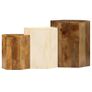 Coffee Table Set 3 Pieces Solid Mango Wood Image 3