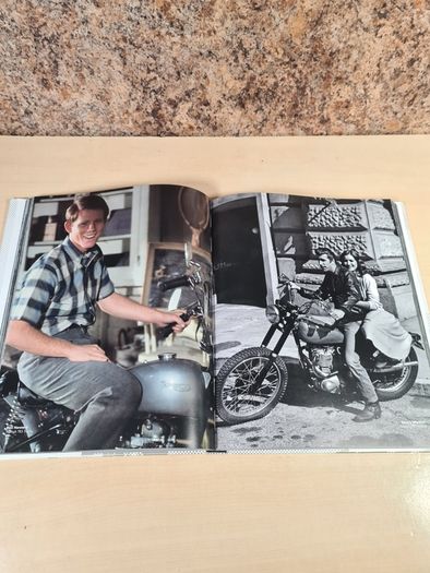 Motorcycles And Stars Book Photographs Of Famous People On Bikes Hardback Tectum Publishers
