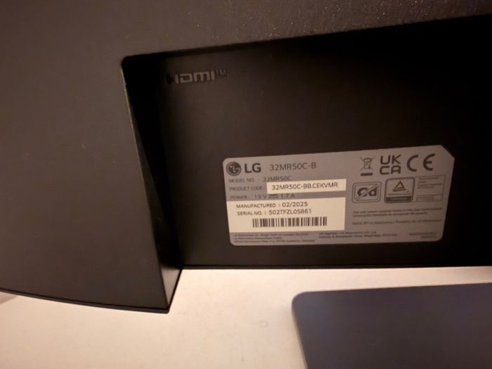 LG 32 Curved Full HD Monitor 100Hz Excellent Condition