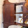 Edwardian Arts and Crafts Oak Hanging Wall Cabinet Image 5