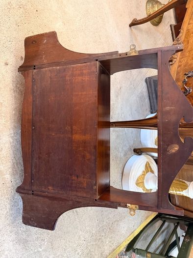 Edwardian Arts and Crafts Oak Hanging Wall Cabinet