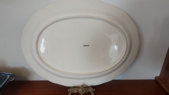 Beautiful Large Willow Pattern Turkey Platter, Made in Japan, Would Hold a Whopper Turkey!