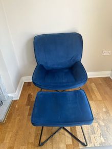 chair and foot stool