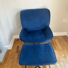 chair and foot stool