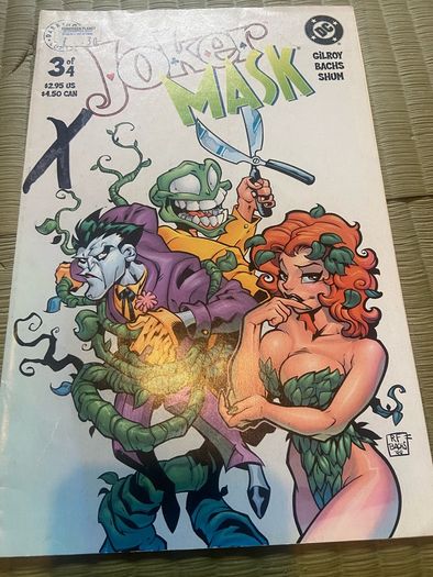 Dark Horse Comics Joker & The Mask 1, 3 & 4 of 4 DC Comic Book