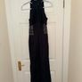 Karen Millen Black Lace-Detail Midi Dress - size UK 10 Image 4