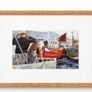 Set of 4 vintage Framed Nautical Fishing Prints - Framed & Mounted Image 5