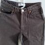 Zara cotton denim brown jeans 24 inch waist and 32 inch leg in very good condition see last two photos for exact measurements FREE STANDARD POSTAGE INCLUDED Image 2