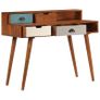 Writing Desk 110x50x90 cm Solid Acacia Wood Image 2