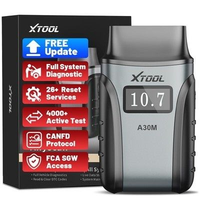 XTOOL A30M OBD2 Scanner Bluetooth Diagnostic Tools Automotive Scanner Lifetime Free Update Bidirectional CAN FD FCA 26+ Resets