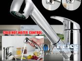 Brushed Nickel Kitchen Faucet Detachable Handheld Sprayer Single Hole Pull Out Spout Kitchen Sink Mixer Tap