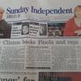 Old newspapers Independent 1995 Image 4