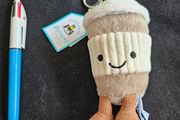 Jellycat Amuseables Coffee-to-Go Bag Charm