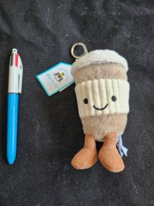 Jellycat Amuseables Coffee-to-Go Bag Charm