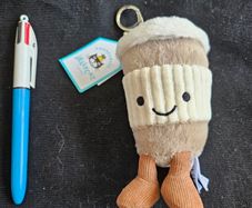 Jellycat Amuseables Coffee-to-Go Bag Charm