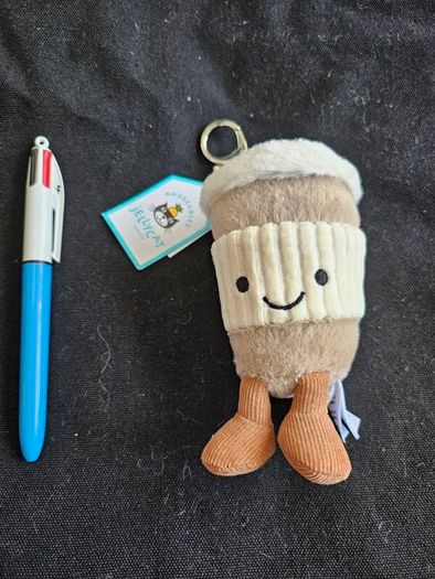 Jellycat Amuseables Coffee-to-Go Bag Charm