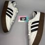Adidas Samba White Black Leather Image 2