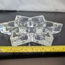 Star of David Glass Candle Holder Seven Light Jewish Judaica Tealight Image 4