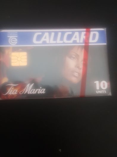 Tia Maria Call Card mint