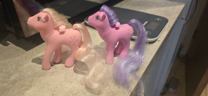 Dup Bundle 2 x Flutter ponies Lily and Honeysuckle MLP G1 My Little Pony